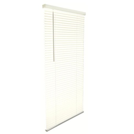 Work-Of-Art 1 in. Vinyl Cordless Blinds, Alabaster - 63 x 64 in. WO2514229
